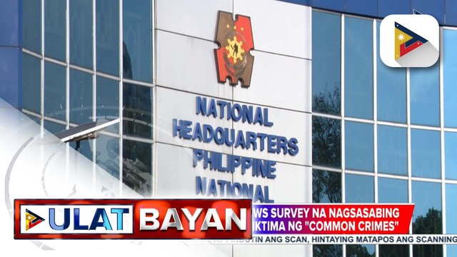 PNP, umalma sa resulta ng SWS survey na nagsasabing tumaas ang bilang ng nabibiktima ng common crimes ; Index crimes, bumaba ng 13.51% mula Enero hanggang Nobyembre, ayon sa PNP