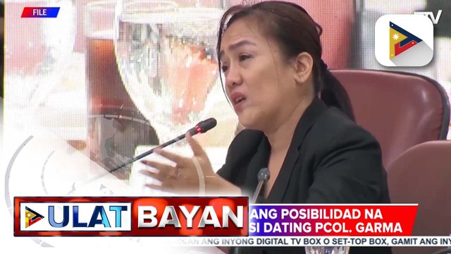 DOJ, pinag-aaralan ang posibilidad na gawing state witness si dating PCol. Garma laban sa mga kasong may kinalaman sa umano’y EJK