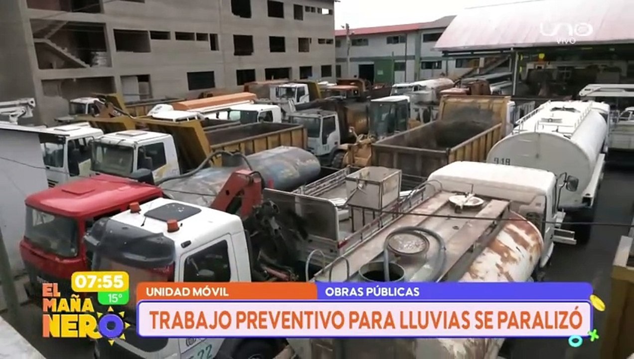 Más del 95% de los vehículos de Obras Públicas varados por falta de combustible