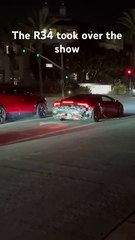 R34 TOOK THE Show 💀🔥🤯. #viral #nissanskyline #r34