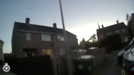 Watch: PD Olly finds offender hiding under car following glassing in Northamptonshire pub