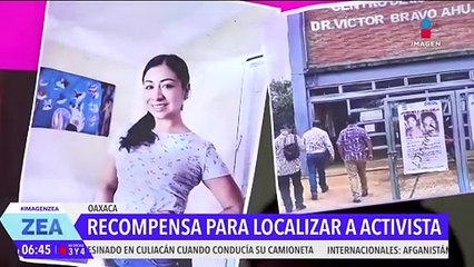 Ofrecen recompensa para localizar a la activista Sandra Estefana Domínguez
