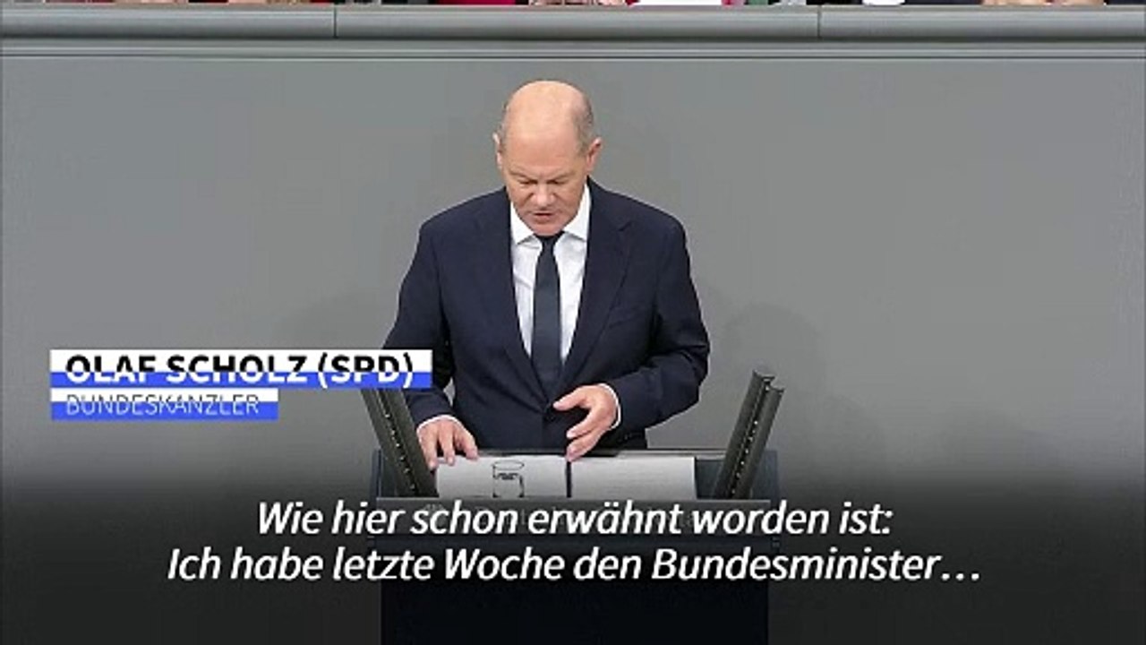 Scholz: Lindner-Entlassung 'war richtig und unvermeidlich'