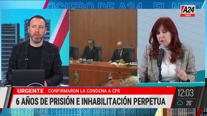 La Cámara de Casación confirma condena a Cristina Fernández de Kirchner por administración fraudulenta