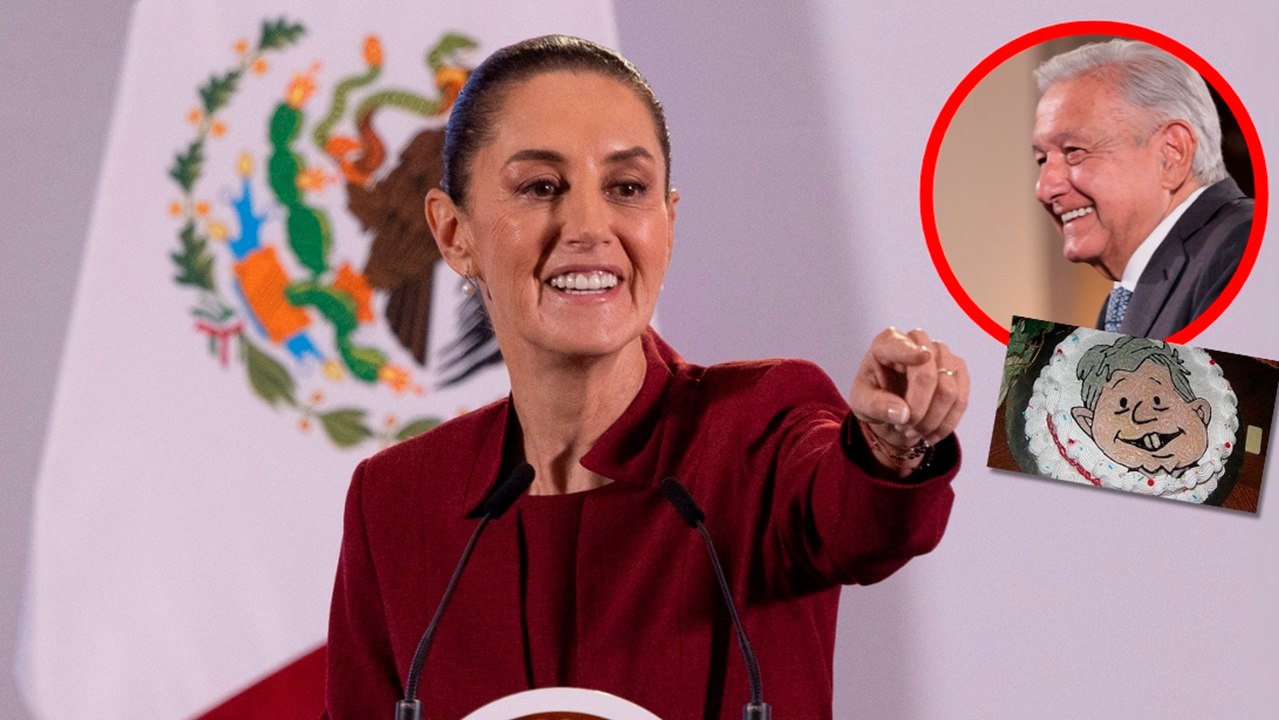 Claudia Sheinbaum felicita desde 'La Mañanera' a AMLO en su cumpleaños 71: "Sigue luchando desde otra trinchera"