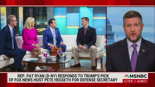 Pat Ryan Blasts Trump Nomination: ‘I Don’t Think Hegseth is a Serious Person and a Serious Pick’