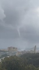 tornado por la DANA que ha aterrorizado a los vecinos de Málaga
