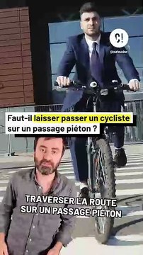 Doit-on laisser les cyclistes passer sur les passages piétons ?