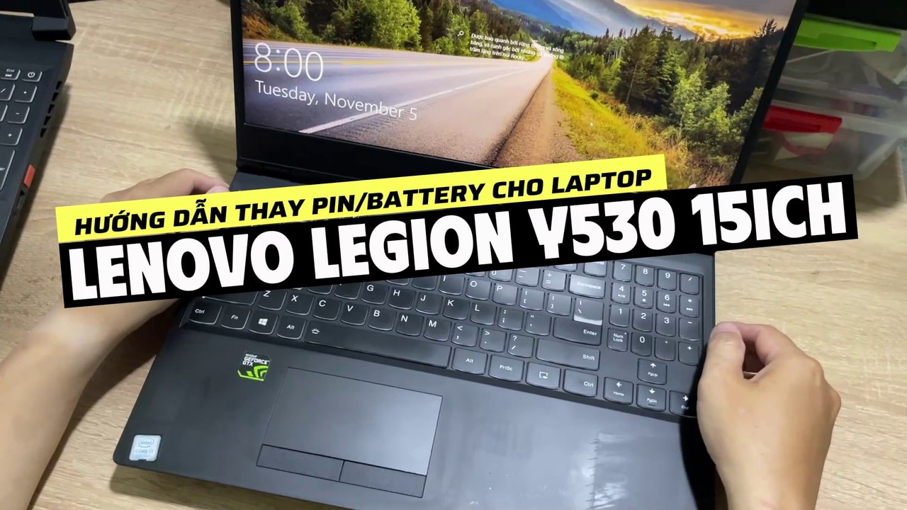 Replace Change Battery / PIN Laptop Lenovo Legion Y530 15ICH