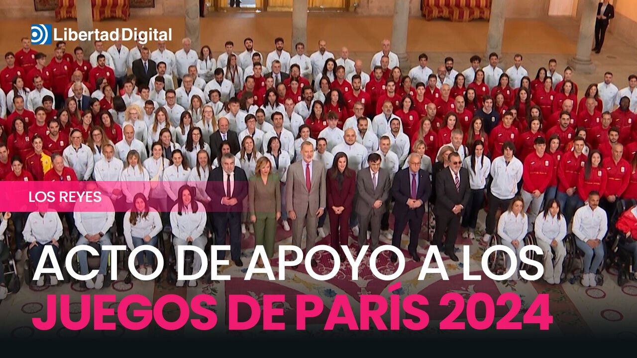 Audiencia de los reyes con los deportistas olímpicos y paralímpicos de París