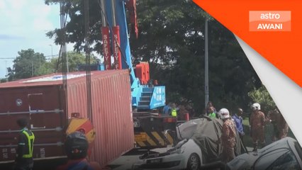 Polis tahan pemandu treler bantu siasatan