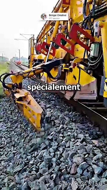 Mais pourquoi il y a des CAILLOUX sur les rails de train ?