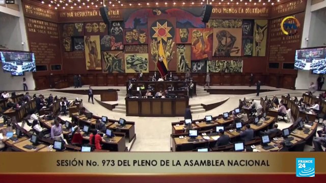 Asamblea Nacional de Ecuador se prepara para escuchar petición de Verónica Abad tras su suspensión