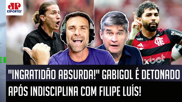 O Gabigol age como UM IDIOTA, OPORTUNISTA! É INGRATO com o Filipe Luís e DESRESPEITA o Flamengo!