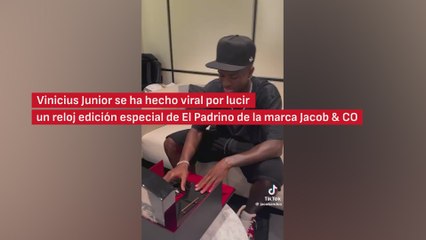 El nuevo reloj de Vinicius: único en el mundo y valorado en 400.000 euros