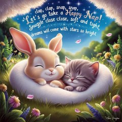 Clap, clap, snap, snap, let’s go take a happy nap!