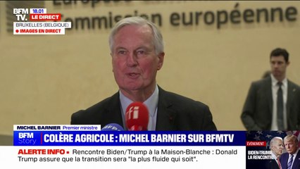Agriculture: Michel Barnier veut "stopper l'inflation normative"