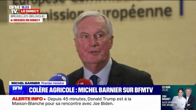 Dans les conditions actuelles, cet accord n'est pas acceptable , estime Michel Barnier à propos de l'accord du Mercosur