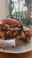 Brookie (= cookie + fondant au chocolat) 🤤🍫🍪