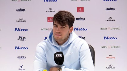 Tennis - ATP Finals 2024 - Carlos Alcaraz, 12 and 4 against Top 10 players in 2024 : "That's good to know"
