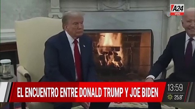 📢 TRANSICIÓN PACÍFICA EN ESTADOS UNIDOS: SE REUNIERON JOE BIDEN Y DONALD TRUMP