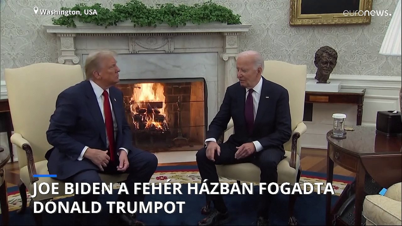 Trump a Fehér Házban köszönte meg Bidennek, hogy a hatalomátadás zökkenőmentesen zajlik