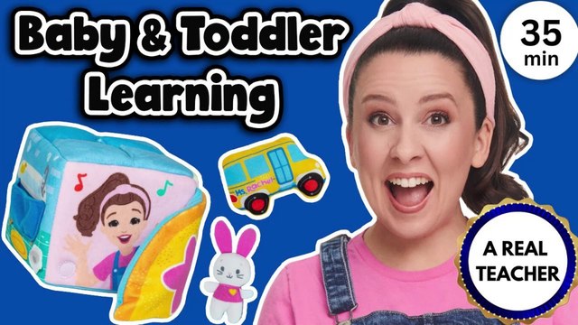 Baby Toddler Learning with Ms Rachel - Nursery Rhymes & Kids Songs - Baby Video - Milestones & Speech
