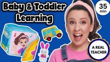 Baby Toddler Learning with Ms Rachel - Nursery Rhymes & Kids Songs - Baby Video - Milestones & Speech
