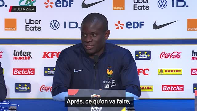 Bleus - Kanté : "On représente l'équipe de France, pas nos opinions personnelles"