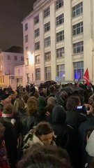Manifestation contre la venue de Bardella à Bruxelles