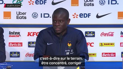 Bleus - Kanté : "Avec l'âge, ça devient plus facile de communiquer avec tout le monde"