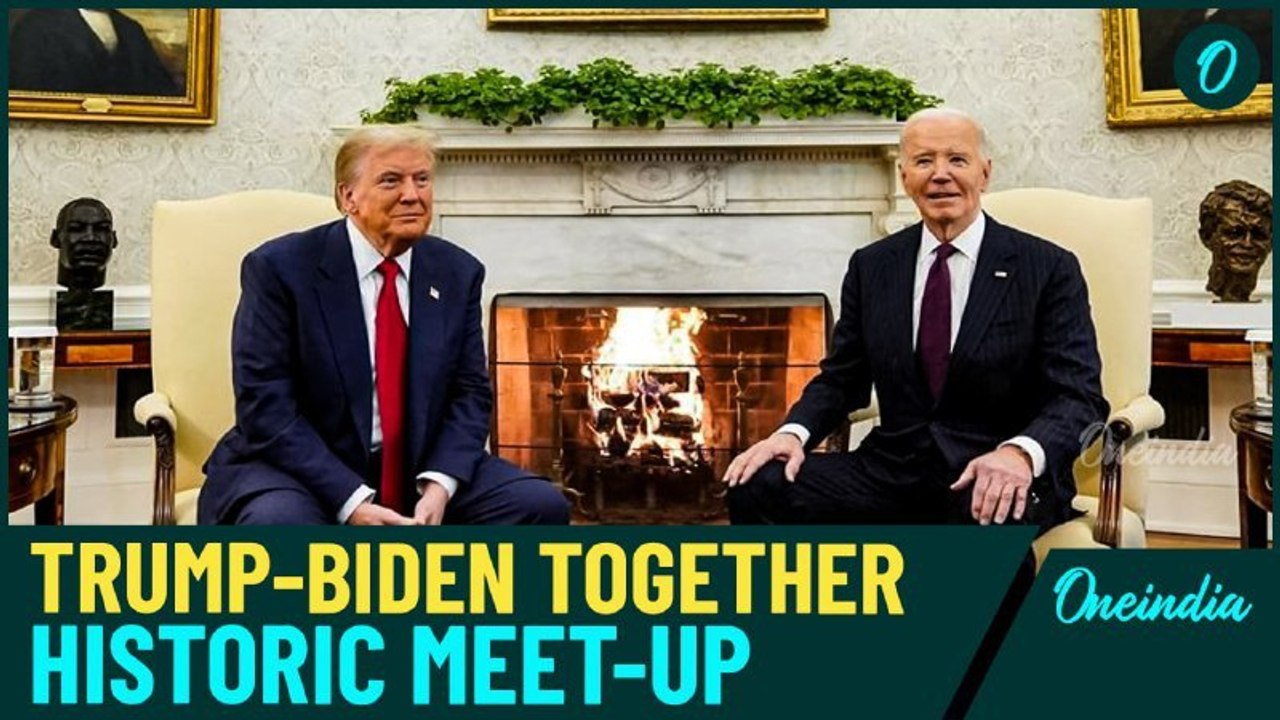 VIDEO: Trump Inside White House | JOE Biden Meets Trump, Shakes Hands | Dramatic U.S Moment