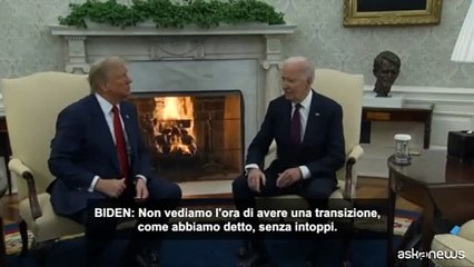 Trump: la transizione sar? la pi? fluida possibile