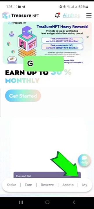 Treasure NFT se Binance mein USD witdraw