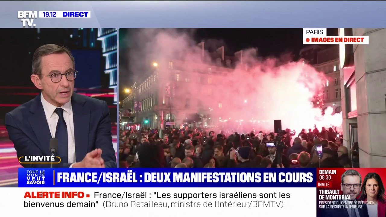 Le gala "Israël is forever" organisé ce soir n'aura pas lieu à l'endroit prévu annonce Bruno Retailleau