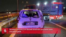 Anadolu Otoyolu'nda feci kaza! Zincirleme kazada çok sayıda yaralı var