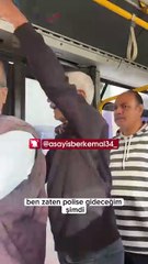 İETT otobüsünde yaşlı erkek, genç kadını 'yer vermediği' için tokatladı