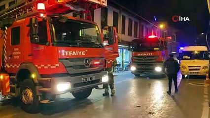 Bursa'da akşam saatlerinde korkutan yangın