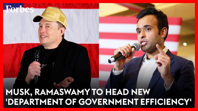 Musk Will Head New ‘Department Of Government Efficiency’ Alongside Vivek Ramaswamy | Forbes Topline