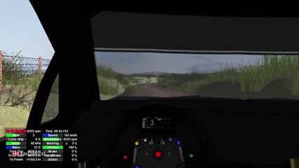 Richard Burns Rally: Crastazza, in a Citroen DS3 R5 (XBox Controller)