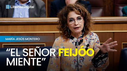 Montero acusa a Feijóo de mentir sobre Ribera