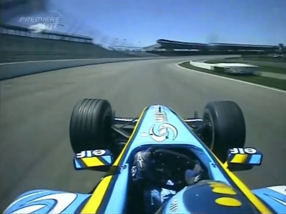 F1 – Jarno Trulli (Renault V10) Onboard – USA 2004