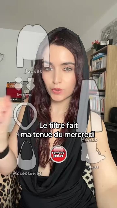 Le filtre fait ma tenue du mercredi 🖤