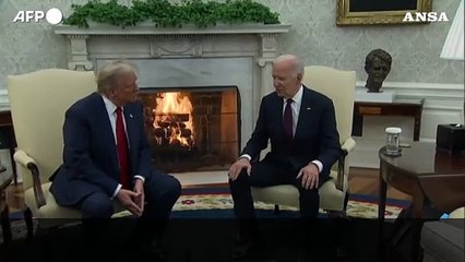 Biden riceve Trump: "La transizione sara' la piu' morbida possibile"