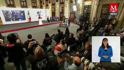 Cierra Sheinbaum La Mañanera del Pueblo con las mañanitas para AMLO