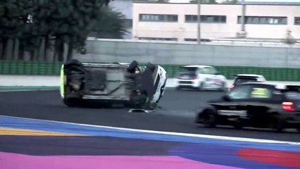 Twingo Cup Eurocup 2024 Misano Race 2 Petrushevski Grm Flip