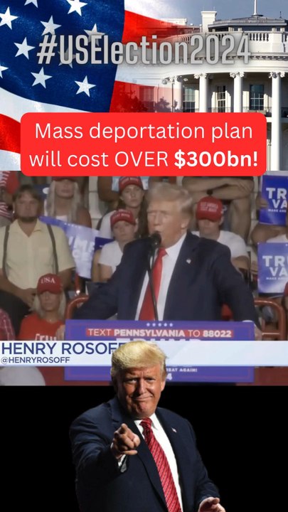 Trump plan will create billion dollar 💲 bill!