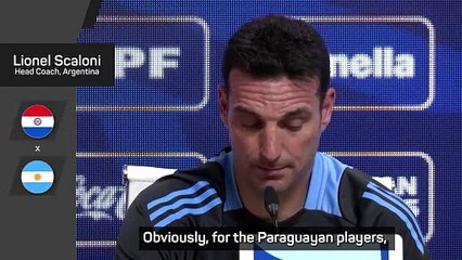 Scaloni expects to see a lot of Messi shirts in Paraguay