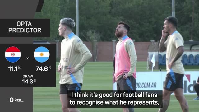 Scaloni expects to see a lot of Messi shirts in Paraguay