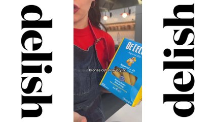 Dry pasta versus a fresh one